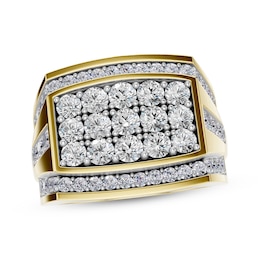 KAY Lab-Grown Diamonds Men's Ring 2-1/2 ct tw 10K Yellow Gold