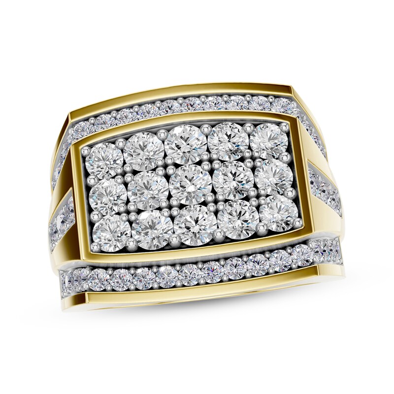 Main Image 1 of KAY Lab-Grown Diamonds Men's Ring 2-1/2 ct tw 10K Yellow Gold
