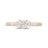 Thumbnail Image 3 of Adore Princess-Cut Diamond Engagement Ring 3/4 ct tw 14K Yellow Gold