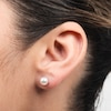 Thumbnail Image 3 of Cultured Pearl Stud Earrings 14K Yellow Gold