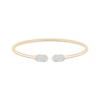 Thumbnail Image 1 of Diamond Hexagon Flex Cuff Bangle Bracelet 1/3 ct tw 10K Yellow Gold