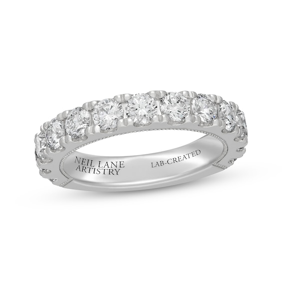 Neil Lane Artistry Lab-Grown Diamond Anniversary Ring 2 ct tw 14K White Gold