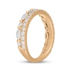 Thumbnail Image 2 of Neil Lane Artistry Marquise & Round-Cut Lab-Grown Diamond Two-Row Anniversary Ring 1 ct tw 14K Yellow Gold