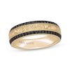 Thumbnail Image 1 of Neil Lane Men's Black Diamond Wedding Band 1/2 ct tw 14K Yellow Gold
