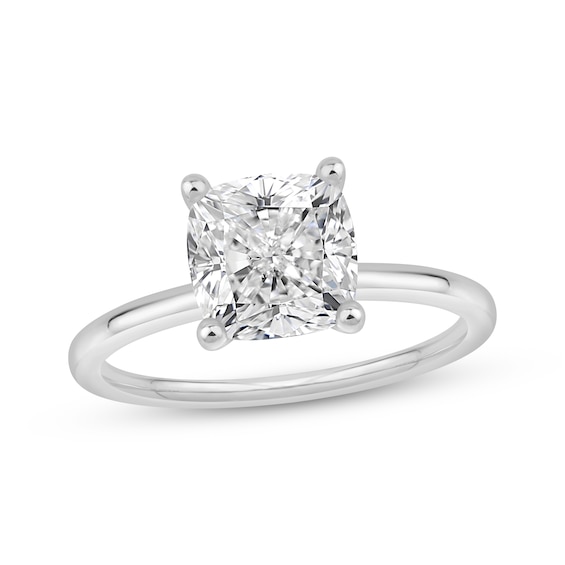 Adore Lab-Grown Diamonds Certified Cushion-Cut Solitaire Engagement Ring 1 ct tw 14K White Gold (F/VS2)