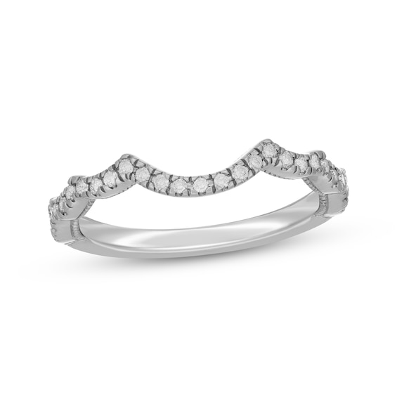 Neil Lane Artistry Lab-Grown Diamond Contour Wedding Band 1/ ct tw 14K White Gold
