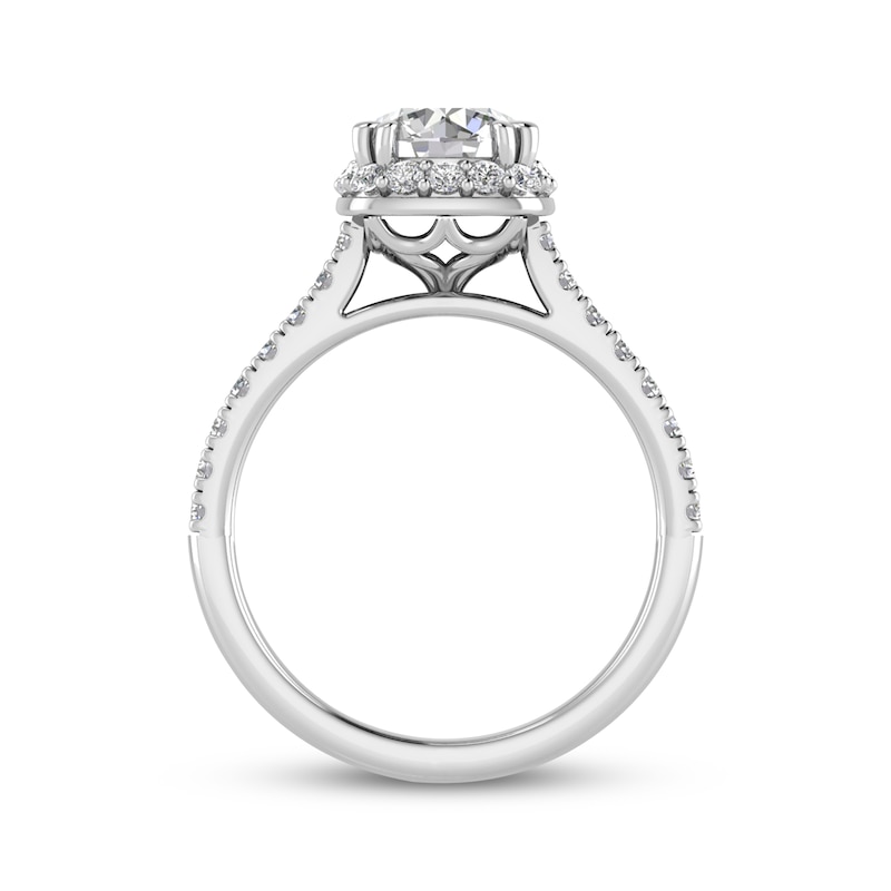 Lab-Created Diamonds by KAY Pear-Shaped Engagement Ring 1-1/5 ct tw 14K  White Gold