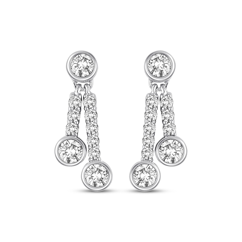 Ever Us Diamond Earrings 3/8 ct tw 14K White Gold