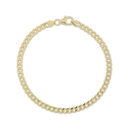 Small-Link Curb Chain Bracelet 3.6mm 14K Yellow Gold 7.5”