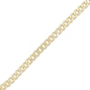 Thumbnail Image 2 of Small-Link Curb Chain Bracelet 3.6mm Semi-Solid 14K Yellow Gold 7.5”