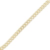 Thumbnail Image 1 of Small-Link Semi-Solid Curb Chain Bracelet 3.6mm 14K Yellow Gold 7.5”