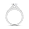 Thumbnail Image 2 of Princess & Round-Cut Diamond Bridal Set 1-1/6 ct tw 14K White Gold