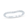 Thumbnail Image 7 of Now + Forever Diamond Contour Wedding Band 1/4 ct tw 14K White Gold