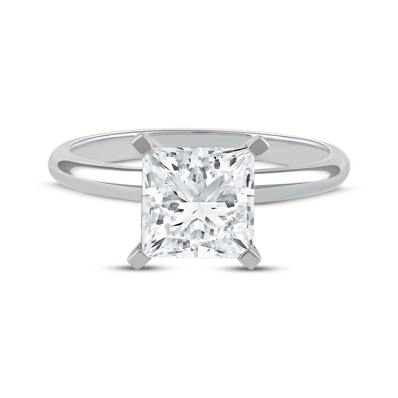 The Golden Thread Solitaire - Thin Engagement Ring