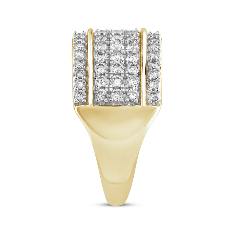 Main Image 2 of Adore Multi-Row Diamond Anniversary Ring 1 ct tw 14K Yellow Gold