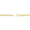 Thumbnail Image 3 of Byzantine Chain Bracelet Hollow 14K Yellow Gold 7.5"