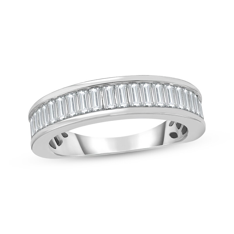 Main Image 1 of KAY Lab-Grown Diamonds Baguette-Cut Ring 1 ct tw 10K White Gold