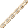 Thumbnail Image 1 of Men's Diamond Link Bracelet 1/2 ct tw 10K Yellow Gold 8.5"