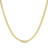 Thumbnail Image 1 of Cuban Curb Necklace 3.3mm Solid 14K Yellow Gold 20"