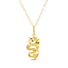 Thumbnail Image 0 of Dragon Cutout Necklace 14K Yellow Gold 18"