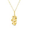 Thumbnail Image 1 of Dragon Cutout Necklace 14K Yellow Gold 18"