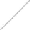 Thumbnail Image 2 of Diamond Alternating Marquise Link Bracelet 1/5 ct tw Sterling Silver 7"