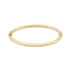 Thumbnail Image 1 of Hollow Polished Square Tube Bangle Bracelet 10K Yellow Gold 7"