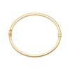 Thumbnail Image 2 of Hollow Polished Square Tube Bangle Bracelet 10K Yellow Gold 7"