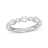 Thumbnail Image 1 of Neil Lane Artistry Oval & Round-Cut Lab-Grown Diamond Anniversary Ring 1-1/2 ct tw 14K White Gold