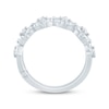 Thumbnail Image 3 of Monique Lhuillier Bliss Marquise & Round-Cut Lab-Grown Diamond Anniversary Ring 7/8 ct tw 18K White Gold