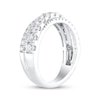 Thumbnail Image 2 of Adore Lab-Grown Diamond Three-Row Anniversary Ring 1-1/4 ct tw 14K White Gold (F/VS2)