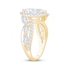 Thumbnail Image 2 of Adore Lab-Grown Diamonds Marquise-Cut Halo Engagement Ring 2-3/4 ct tw 14K Yellow Gold