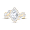 Thumbnail Image 3 of Adore Lab-Grown Diamonds Marquise-Cut Halo Engagement Ring 2-3/4 ct tw 14K Yellow Gold