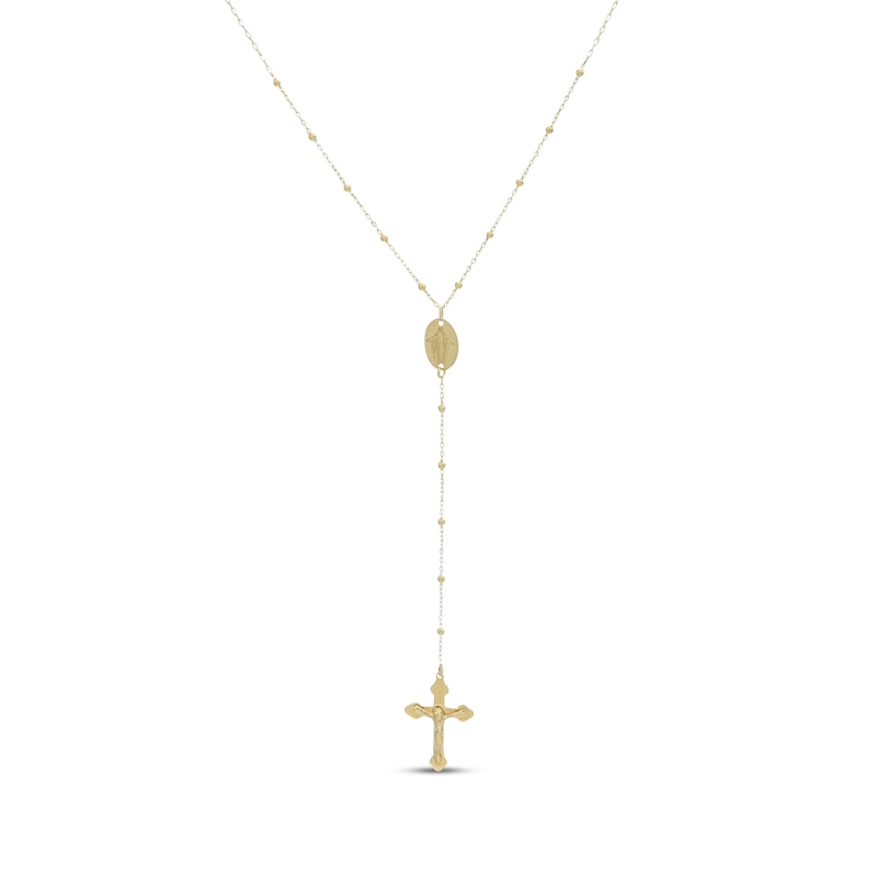 Main Image 1 of Rosary Necklace 14K Yellow Gold 18"
