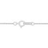 Thumbnail Image 3 of Diamond Open Circle Necklace 1/4 ct tw 10K White Gold 18"