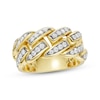 Thumbnail Image 1 of KAY Lab-Grown Diamonds Men's Curb Link Ring 1/3 ct tw 10K Yellow Gold