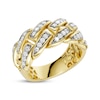 Thumbnail Image 2 of KAY Lab-Grown Diamonds Men's Curb Link Ring 1/3 ct tw 10K Yellow Gold