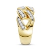 Thumbnail Image 3 of KAY Lab-Grown Diamonds Men's Curb Link Ring 1/3 ct tw 10K Yellow Gold