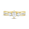 Thumbnail Image 3 of Memories Moments Magic Marquise & Round-Cut Diamond Engagement Ring 1 ct tw 14K Yellow Gold