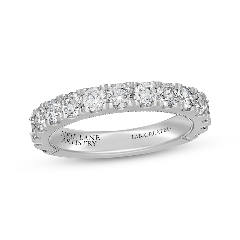 Main Image 1 of Neil Lane Artistry Lab-Grown Diamond Anniversary Ring 1-1/2 ct tw 14K White Gold