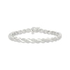 Thumbnail Image 1 of Diamond S-Link Twist Bracelet 1/4 ct tw Sterling Silver 7"