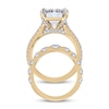Thumbnail Image 3 of Adore Lab-Grown Diamonds Emerald-Cut Bridal Set 12 ct tw 14K Yellow Gold
