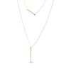 Thumbnail Image 2 of Layered Bar Necklace 10K Yellow Gold 18"