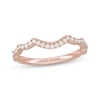 Thumbnail Image 7 of Neil Lane Diamond Scalloped Wedding Band 1/4 ct tw 14K Rose Gold