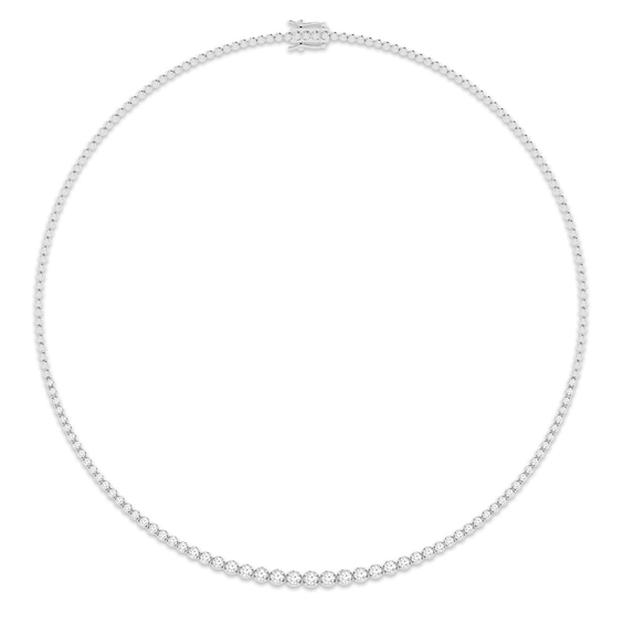 Lab-Created Diamonds by KAY Necklace 2 ct tw 10K White Gold 18"
