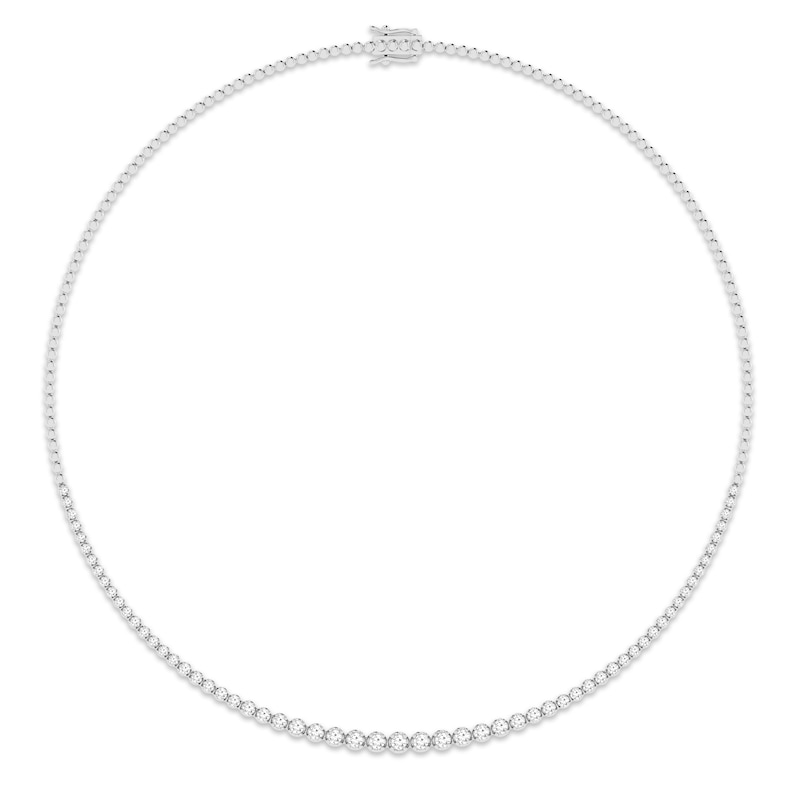 Lab-Created Diamonds by KAY Necklace 2 ct tw 10K White Gold 18"