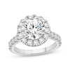 Thumbnail Image 1 of Adore Lab-Grown Diamonds Round-Cut Halo Engagement Ring 3-3/4 ct tw 14K White Gold