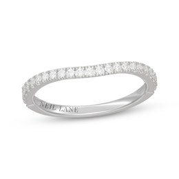 Neil Lane Diamond Contour Wedding Band 1/4 ct tw 14K White Gold