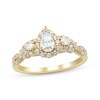 Thumbnail Image 1 of Memories, Moments, Magic Pear-Shaped Diamond Three-Stone Engagement Ring 1 ct tw 14K Yellow Gold