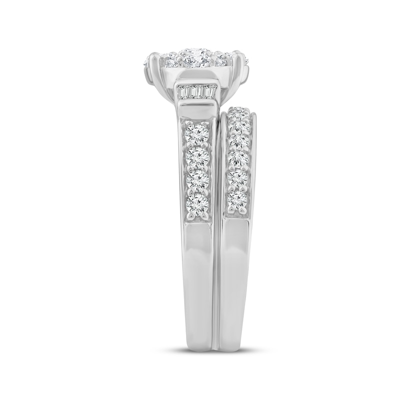 Main Image 2 of Adore Multi-Diamond Bridal Set 1-1/2 ct tw 14K White Gold